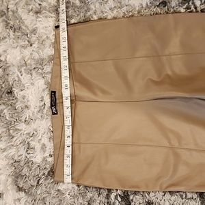 ZARA WOMEN faux Leather Leggings